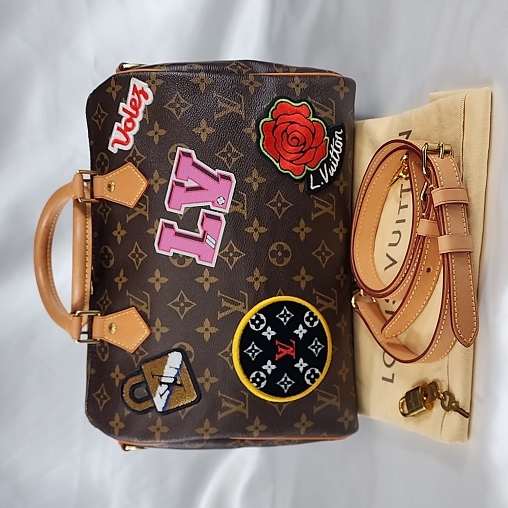 Authentic Louis Vuitton Speedy 30 bandoliere Limited Edition